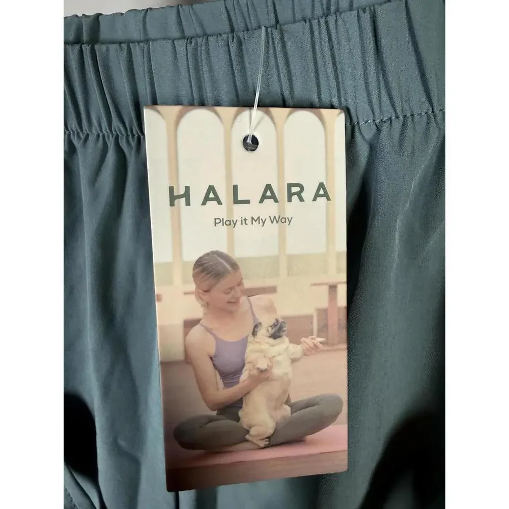 NWT Halara Breezeful™ High Waisted Tie Palazzo Flowy Wide Leg Pants Size Large - Picture 7 of 10